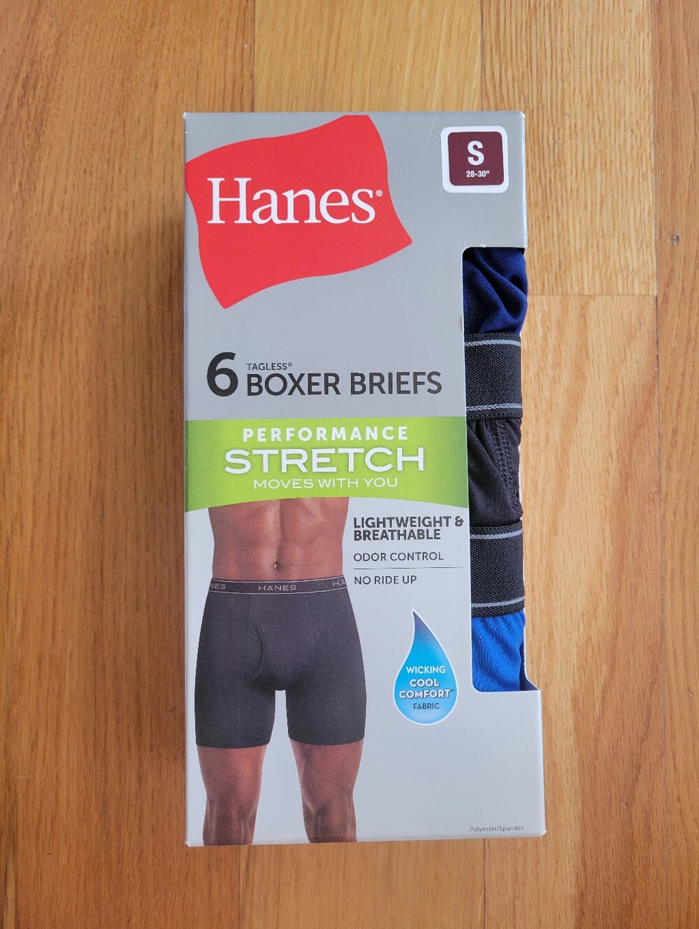 New mens size small boxer briefs